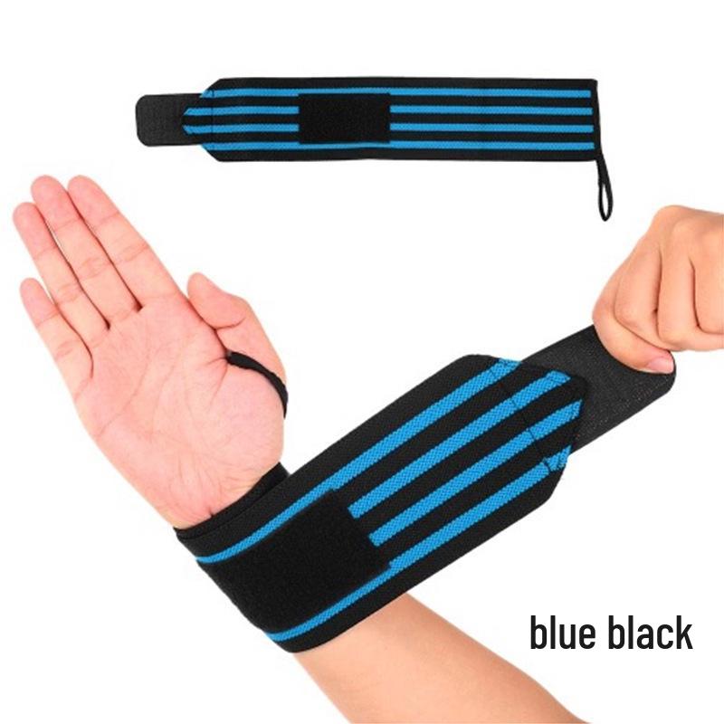 

Wrist Wraps & Sports Support Gear - Bandage for Men & Women, Sprain Protection, Bench Press Strap, Finger Loop чорний/синій