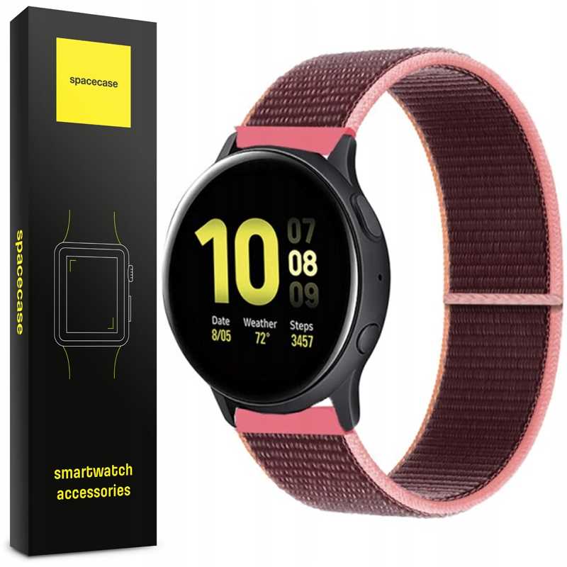 Sc Nylon Strap 22Mm Purple/Pink