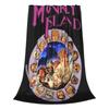 Secret of Monkey Island Logo Blankets Soft Flannel Healing Gift Adventure Game Throw Blankets Quilt