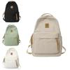 Nylon Minimalist Xm Letter Pattern Backpack For Students With Breathable Waterproof Design For Daily Use