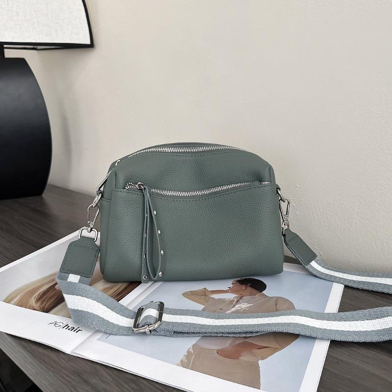 Leather Broadband Shoulder Bag TOO First-layer Cowhide Messenger Bag Niche Versatile Camera Bag Women's Bag