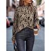 Blusa feminina manga longa com botões, casual, solta, lisa, top, camisa larga