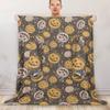 Fleece Wearable Blanket With Sleeves Cozy Hooded Throw Adults Winter Home Lounge Costume Party