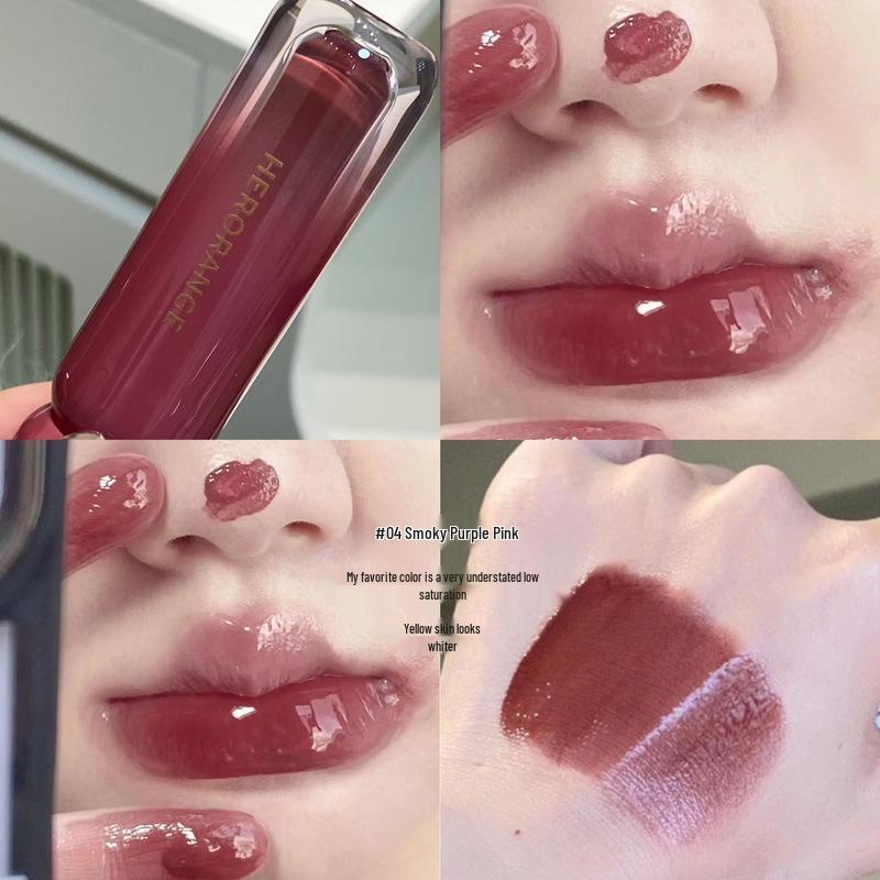 Water-Light Mirror Lip Glaze: Long-lasting, Stain-Resistant Gloss for a Natural, Radiant Look