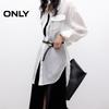 ONLY 2025 Winter Sheer Solid Loose Long Shirt