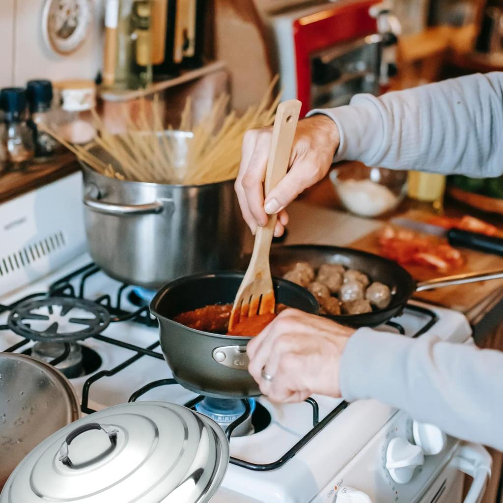 4PCS Stainless Steel Pot Lid Handle Replacement, Heat Resistant Pot Cover Knobs, Easy to Install Kitchen Cookware Handles, Black, 5.51 * 2.36 *