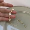 Adjustable Cat's Eye Stone Love Bracelet - Fashionable Jewelry for Women