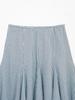 Spring 2026 European & American Style Women's Plaid Wave Midi Skirt