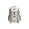 Sports Large Capacity Splicing Element Logo Print Adjustable Drawstring Polyester Backpack Unisex Backpack Light-Brown HE2651