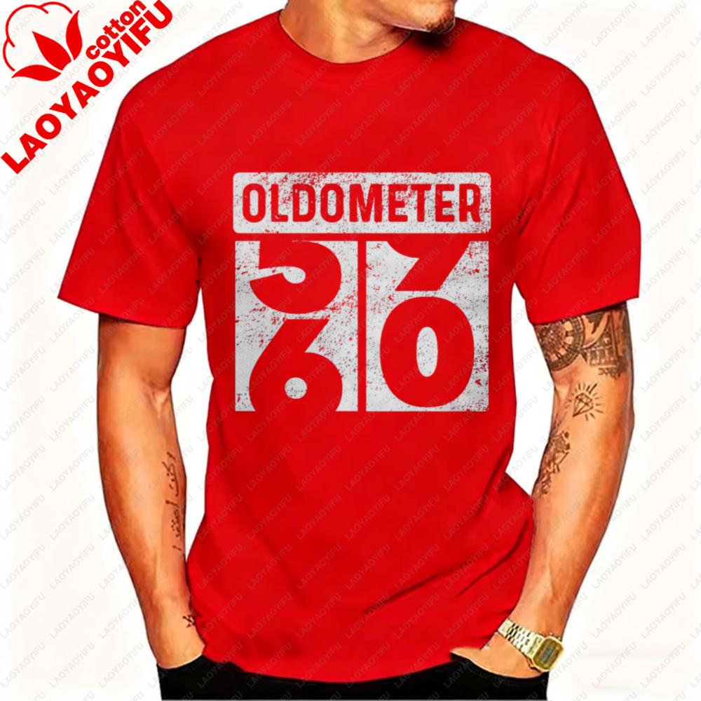 Oldometer Odometer Funny Th Turning Birthday Party Gift TShirt Graphic T Shirts Oversized T Shirt Harajuku Unisex Clothing