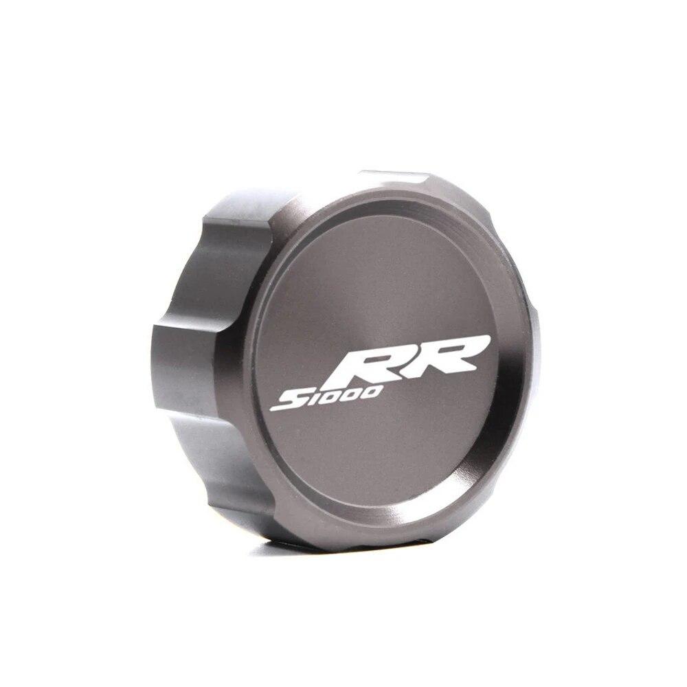 Moto Accessories Aluminum Front Rear Brake Fluid Reservoir Cap Oil Cylinder Cover For BMW S1000RR S 1000 RR 2008-
