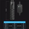 Quartz Glass Aquarium Submersible Heater Adjustable 30w-100w Turtle Tank Heater Constant Temperature Control Low Water Level