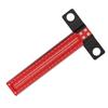 Red Black T Square Clear Scale Precision Measuring Tool Convenient Layout Scriber Tool  Woodworking