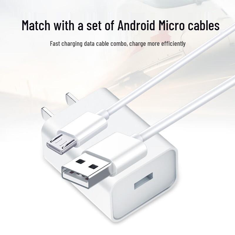 Universal 10W Android USB Wall Charger with Cable