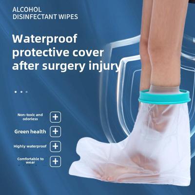 Copertura impermeabile per piede e caviglia da adulto per cura post-operatoria/frattura