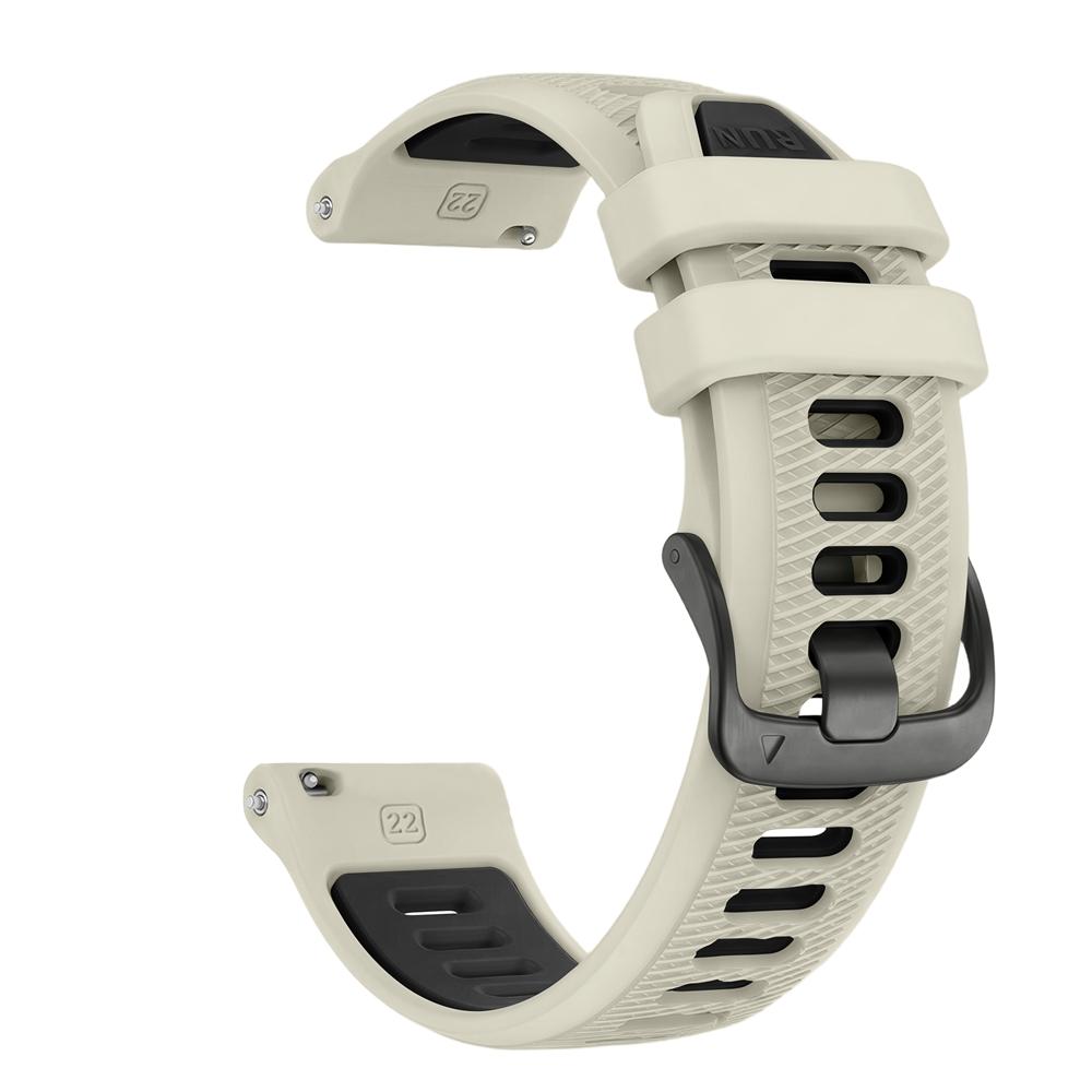 Two-tone Silicone Watch Strap For Garmin Forerunner 265 255 Music 570 47mm/Venu 4 3 2 45mm/Vivoactive 4 Watch SmartWatch bands