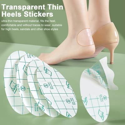Invisible Heel Anti-Wear Sticker Waterproof Foot Care Pad Transparent Heels Protectors for High Heels Sweat-Proof Adhesive Pads