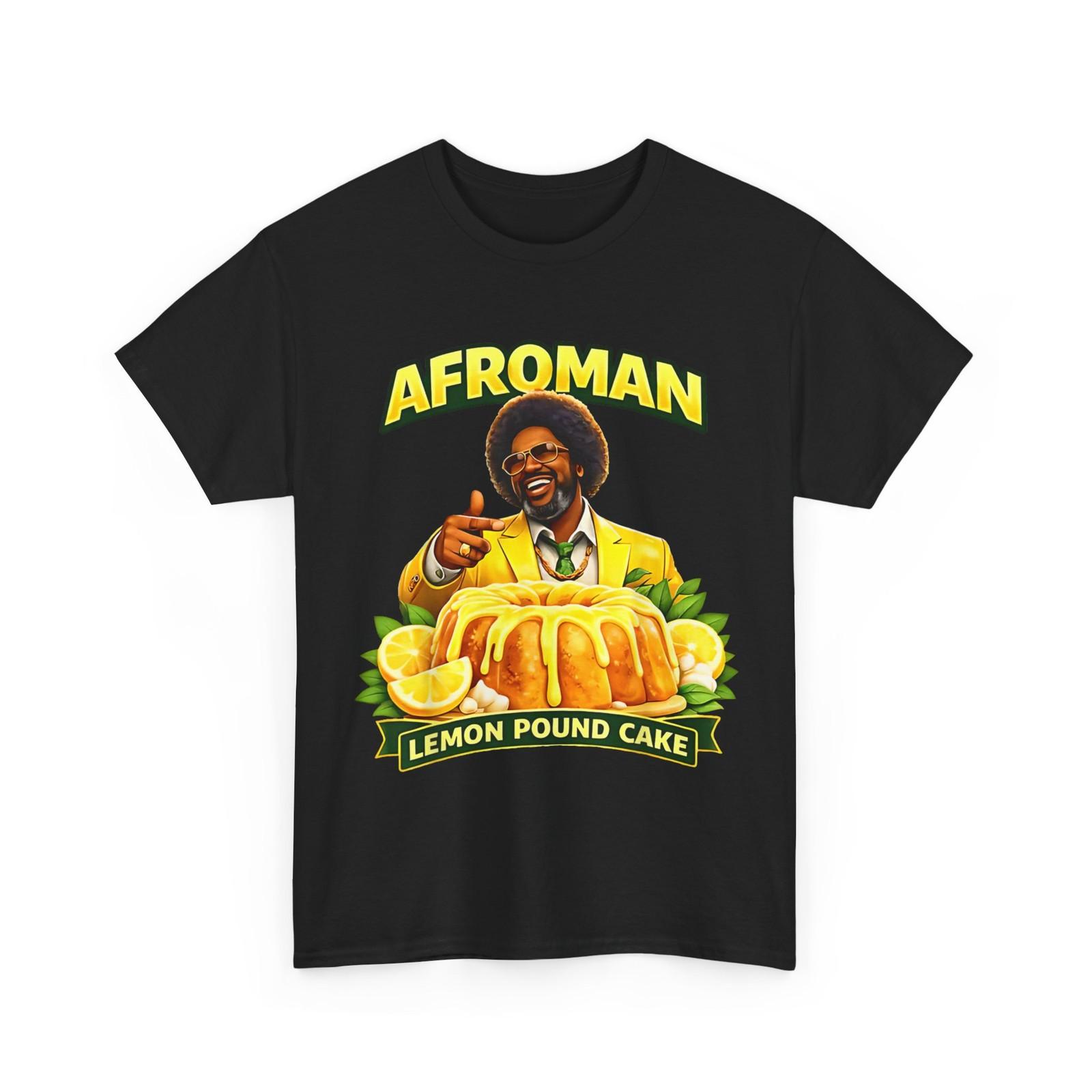 Afroman Lemon Pound Cake Funny Viral Meme Humor T-Shirt XXL