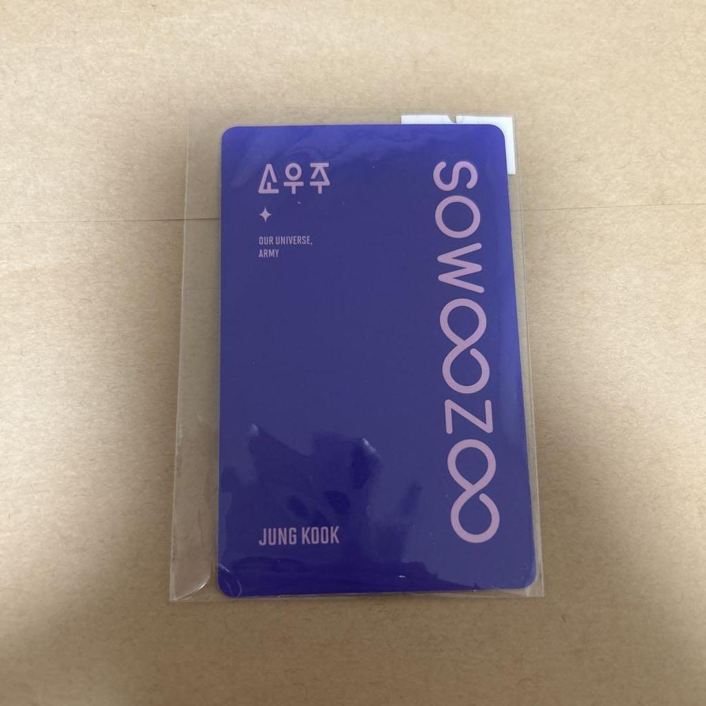 [USED] sowoozoo Souju Blu-ray Jungkook trading card