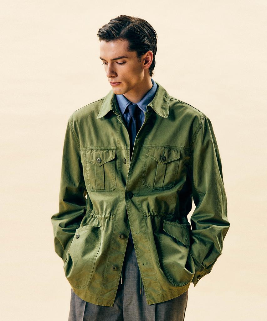 Edwardmax Military Safari Bio-Washed Cotton Jacket