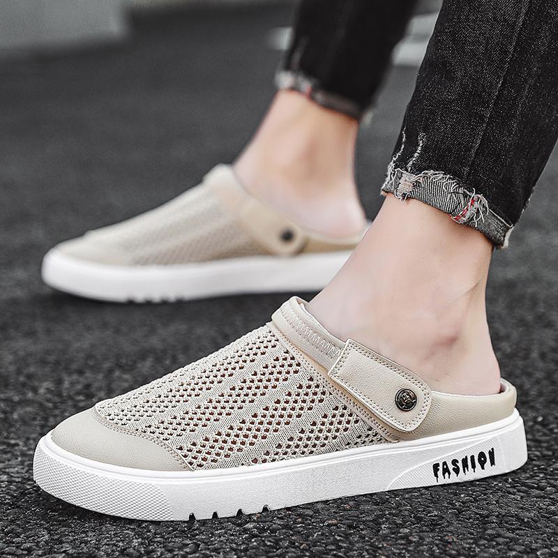 Outdoor Sports Sandals Men 'S Casual All -Match Half Slippers Men 'S Shoes Summer Breathable Lightweight Men 'S Shoes Beach Shoes