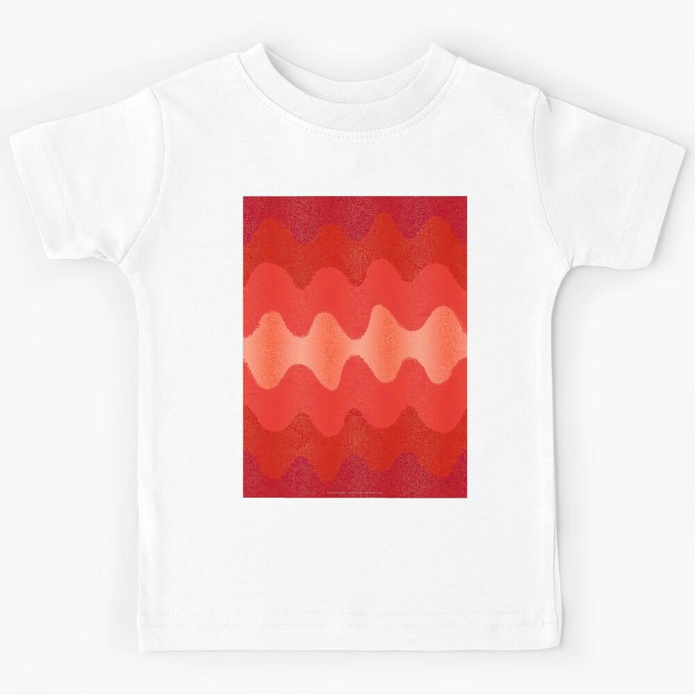 Retro Curves Roses Kids T-Shirt 120