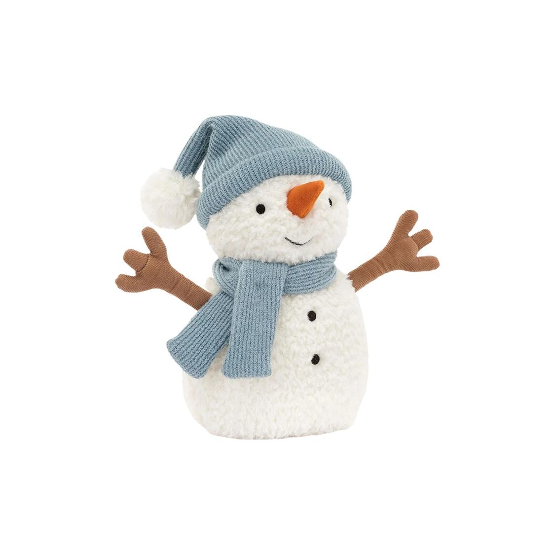 

JELLYCAT Fun Items Series Sammy Snowman Companion and Comfort Doll Plush Doll 22cm Tall Box Not Included