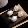 JMXD Vintage French Teardrop Baroque Pearl Earrings Irregular Palace Style Bridal Dangle Wedding Jewelry Elegant Statement Fashion