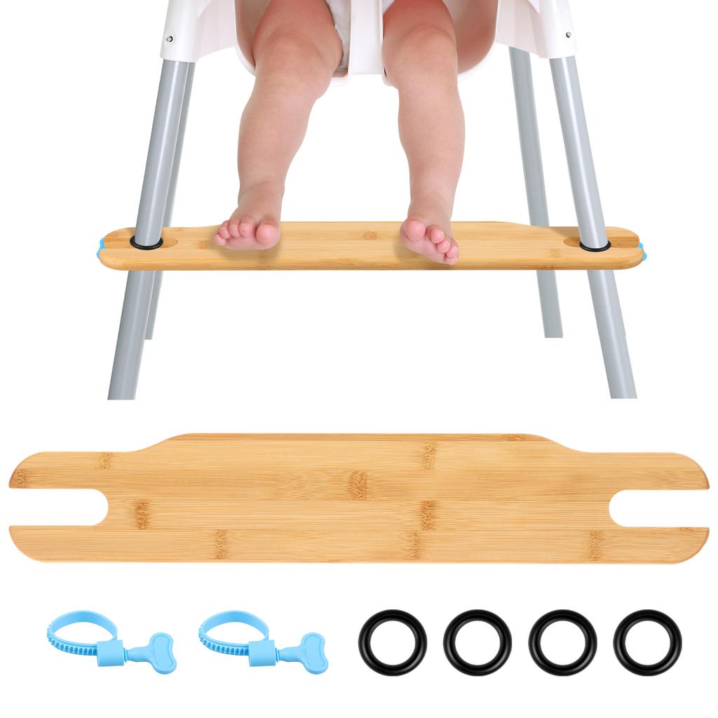 Hochstuhl Fußstütze Bambus Kleinkind Sitz Fußstütze Rutschfest Stabil Baby Verstellbar Hochstuhl Kinder Möbel Zubehör