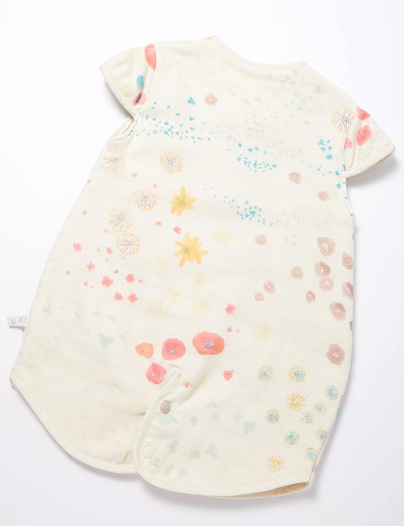 10mois NAOMI ITO Fluffy Gauze Sleeper with Amezaiku (Dimois) - (6-Layer Gauze) 2-Way Sleeves, (18131038)