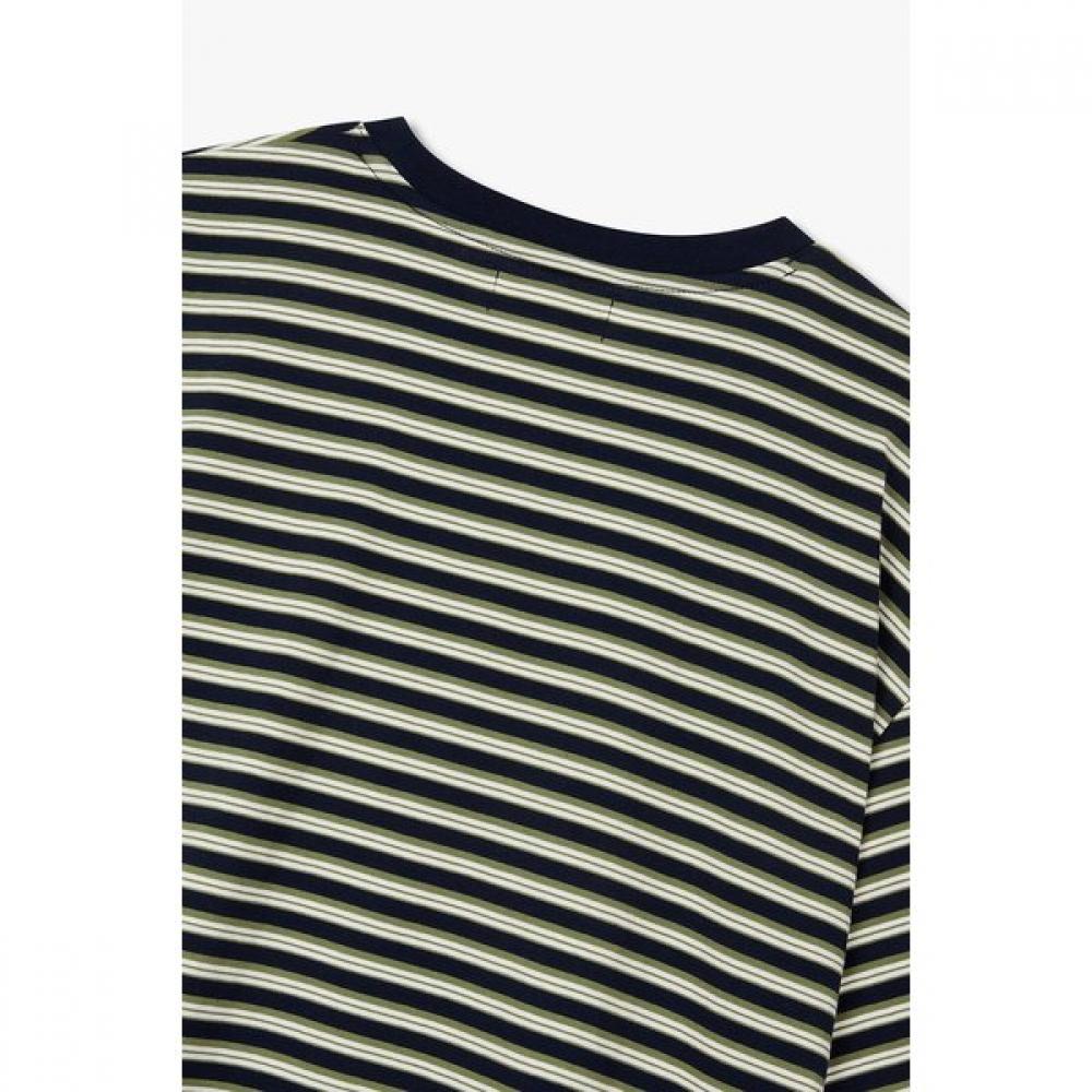 STudio Tomboy Men MulTi STripe Logo T shirT 9176322985