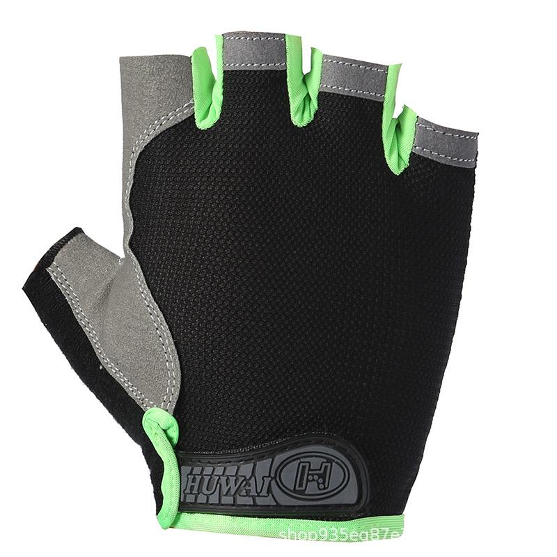 Fitness gloves, half-finger thin, breathable, non-slip, good elasticity, outdoor riding, mountaineering, cycling, sports half-finger gloves