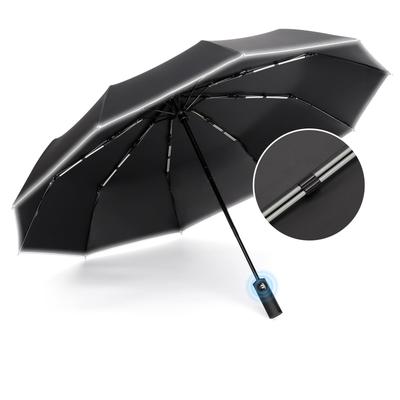 Hellojoy Folding Parasol New Extra 10 Reflective Automatic Suitable for Men and Suitable for Sun and UV Storage Pouch Included Umbrella, [2025