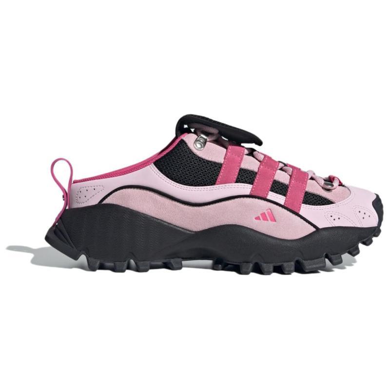 Adidas SEEULATER MULE Abrasion Resistant Slip Resistant Closed Toe Slippers Women's Pink Sneakers JR2458