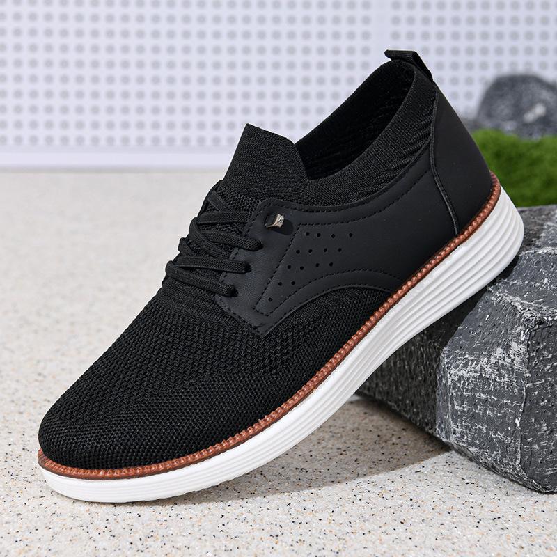 Spring and Autumn New Men's Breathable Casual Shoes Mesh Sports Shoes Soft Soles Comfortable Lightweight Smooth Men's Shoes