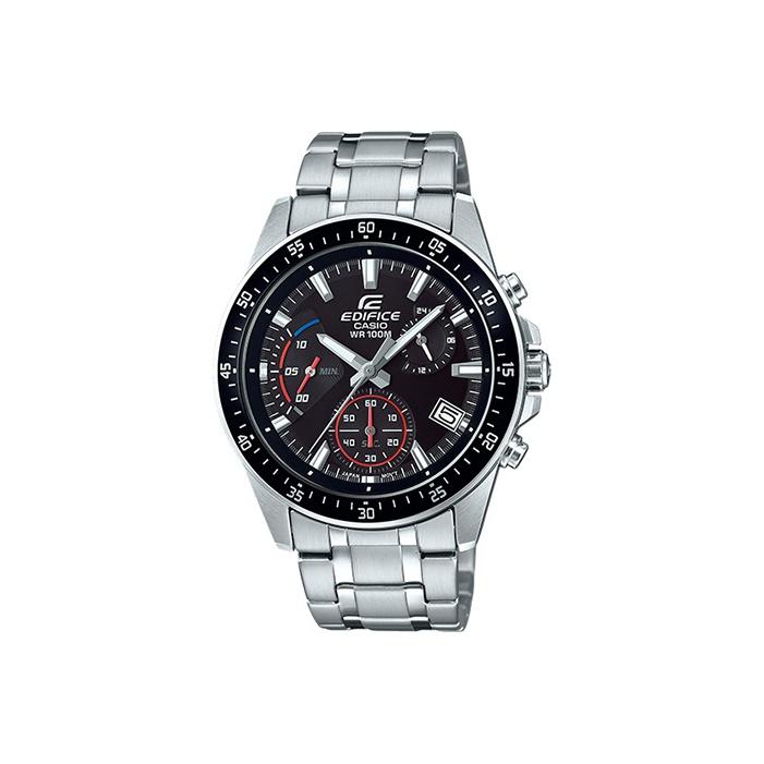 CASIO Men s EFV540D-1A Edifice Chronograph Stainless Steel Watch Black Watch EFV-540D-1AVUPR Black Dial Single Watch