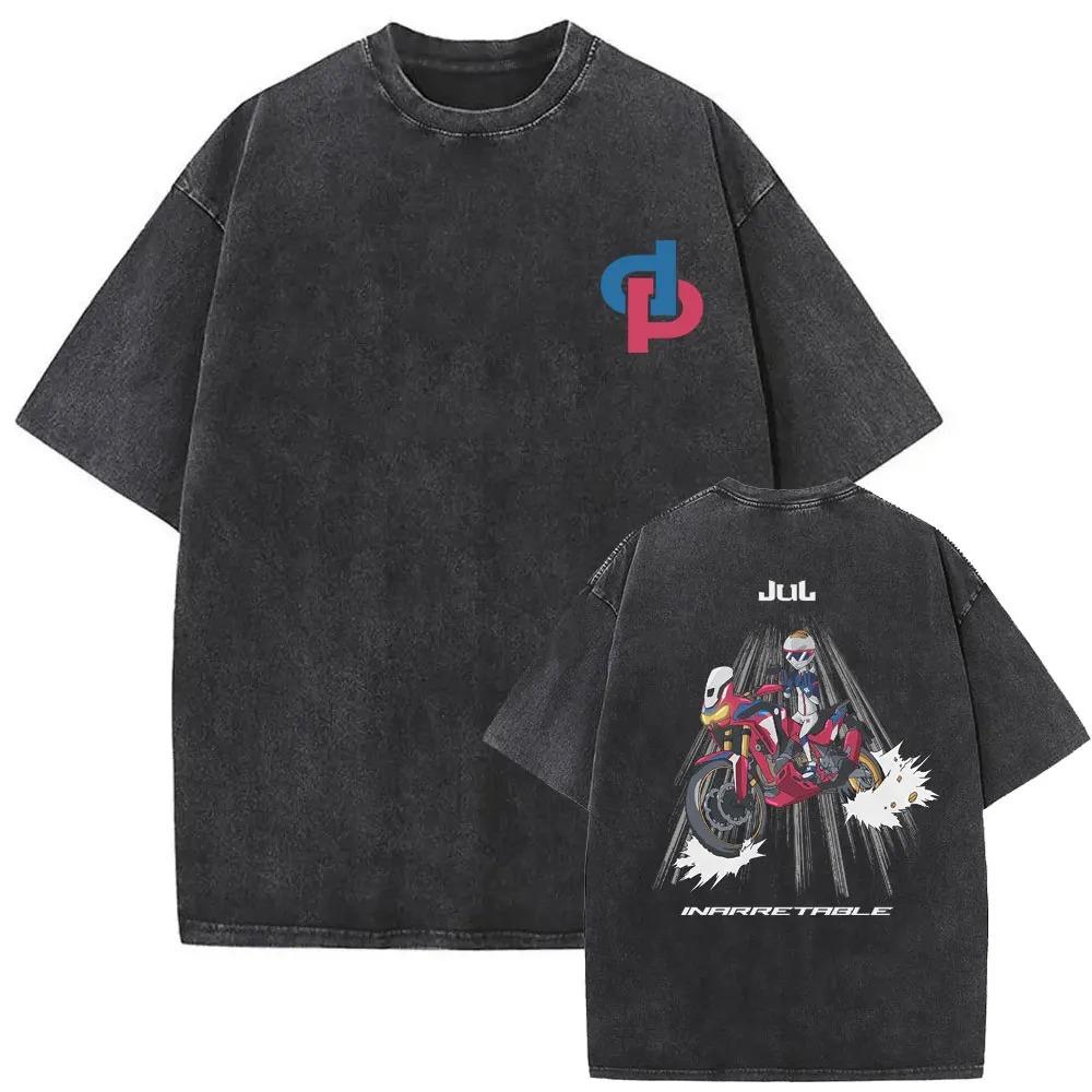 Love Jul 2026 Merch Washed Vintage T-shirt Men Women Fashion Rap Pop Music Streetwear Man Hip Hop Oversized Short Sleeve Tshirt