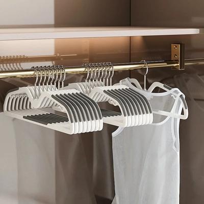 Non-Slip Plastic Hangers -Versatile,Traceless Design for Clothes,Bras & More-Ideal for Home Storage & Retail Display,Hangers