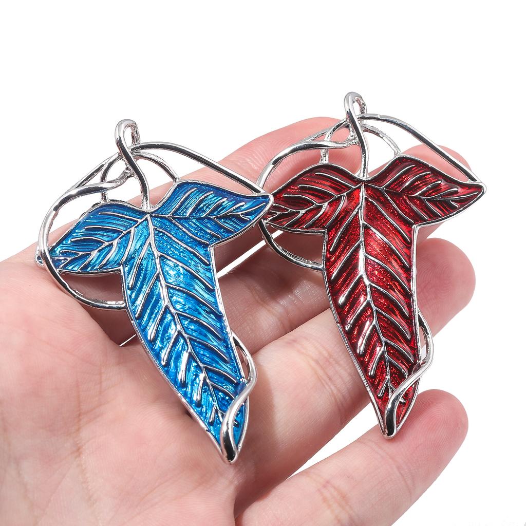 Pán prstenů Zelené listy Lorienu Brož Pin Elfský král Tolkien Galadriel Legolas Aragorn Odznak Pin pro ženy Muži Dárky
