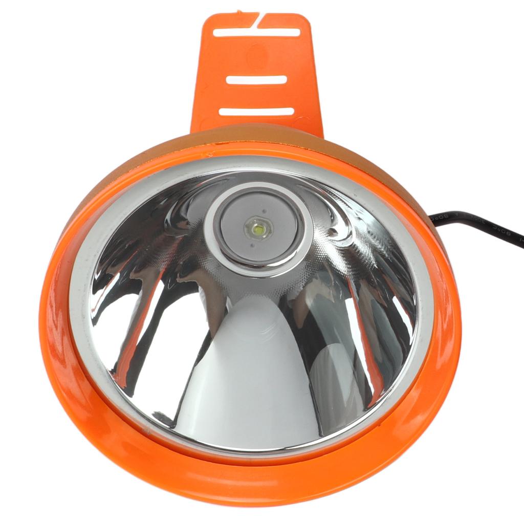 Mining Headlamp Strong Light Rechargeable LED Safety Mining Headlight with 12000mAh Lithium Battery US Plug 100V‑240V