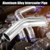X Autohaux OD 34-102mm Length 20" 300mm 500mm Aluminum Alloy Tube Intercooler Pipe Straight 45 Degree  Air Intake Tube for Car