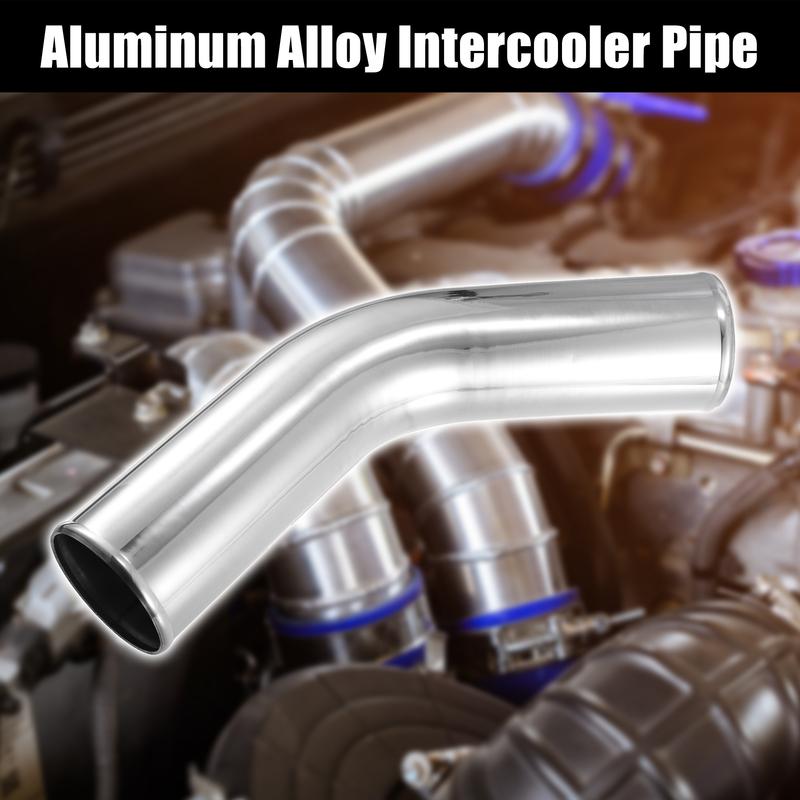 X Autohaux OD 34-102mm Length 20" 300mm 500mm Aluminum Alloy Tube Intercooler Pipe Straight 45 Degree Air Intake Tube for Car