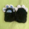 Kig animal scratch squeaky nail free furry animal paw gloves cos cat paw cute plush prop accessories