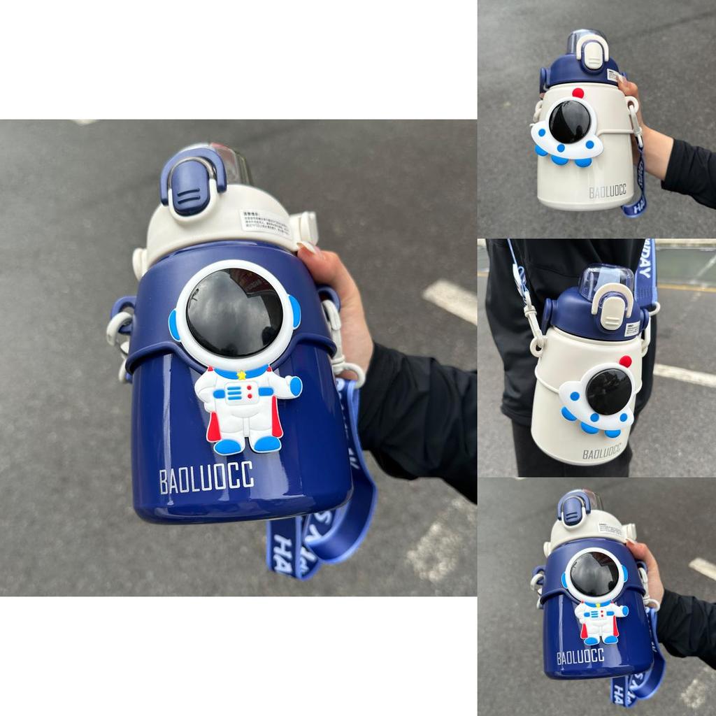 Bws-201 Hseen Children's Insulated Cup 316 Stainless Steel 304 Stainless Steel Shell Cartoon Style 6-hour Thermal Performance