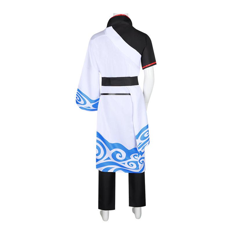 Anime Cosplay Costumes Sakata Gintoki Cosplay Costume Kimono Halloween Carnival Party Silver Soul Cosplay Costume Wigs