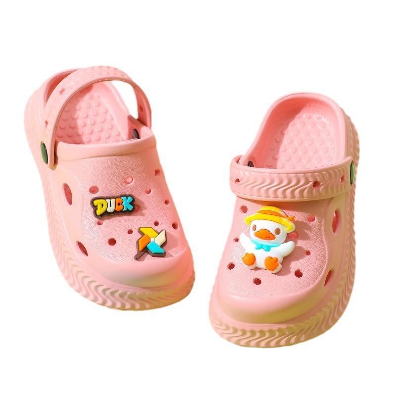 Kids Summer Cartoon EVA Clogs Slip Lightweight Closed Toe Slippers For Boys Girls Baby Toddler Sandals