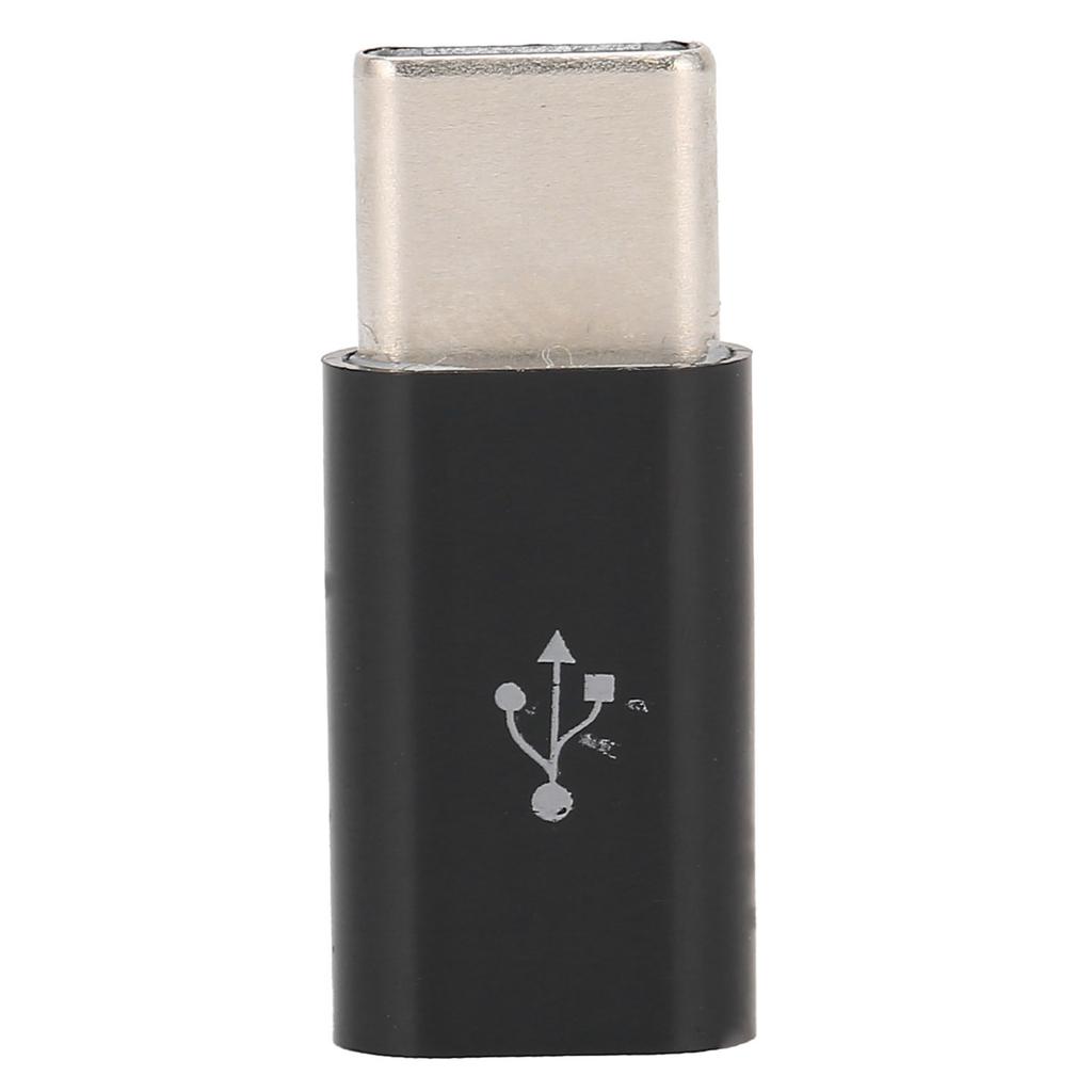 ABS   USB to TypeC Transfer Adapter Convert Plug and Play Connector Fast Charging(White(  Sign) )