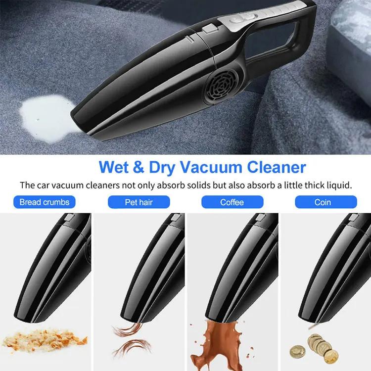 Automotive Multi-function 120W High Power Dry and Wet Dual-use Vacuum Cleaner Portable Mini Wired Car Vacuum Cleaner