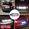 2PCS Car LED License Number Plate Light Lamp For Citroen C3 MK3 C4 C5 For Peugeot 207 CC 208 2008 308 II T9 Hatchback SW 3008