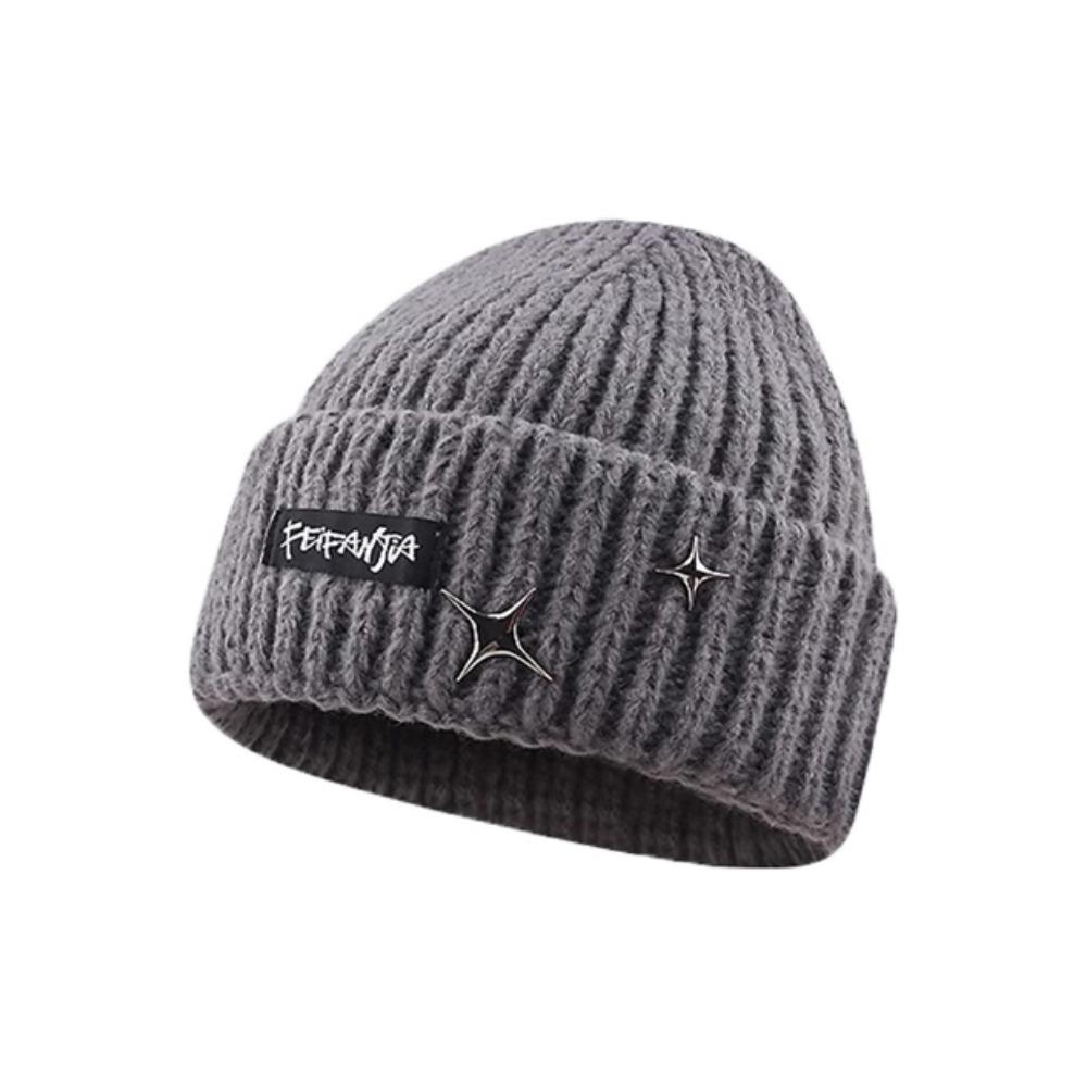 Solid Color Winter Autumn Hats Keep Warm Female Beanie Caps Warmer Bonnet  For Women/Men/Students